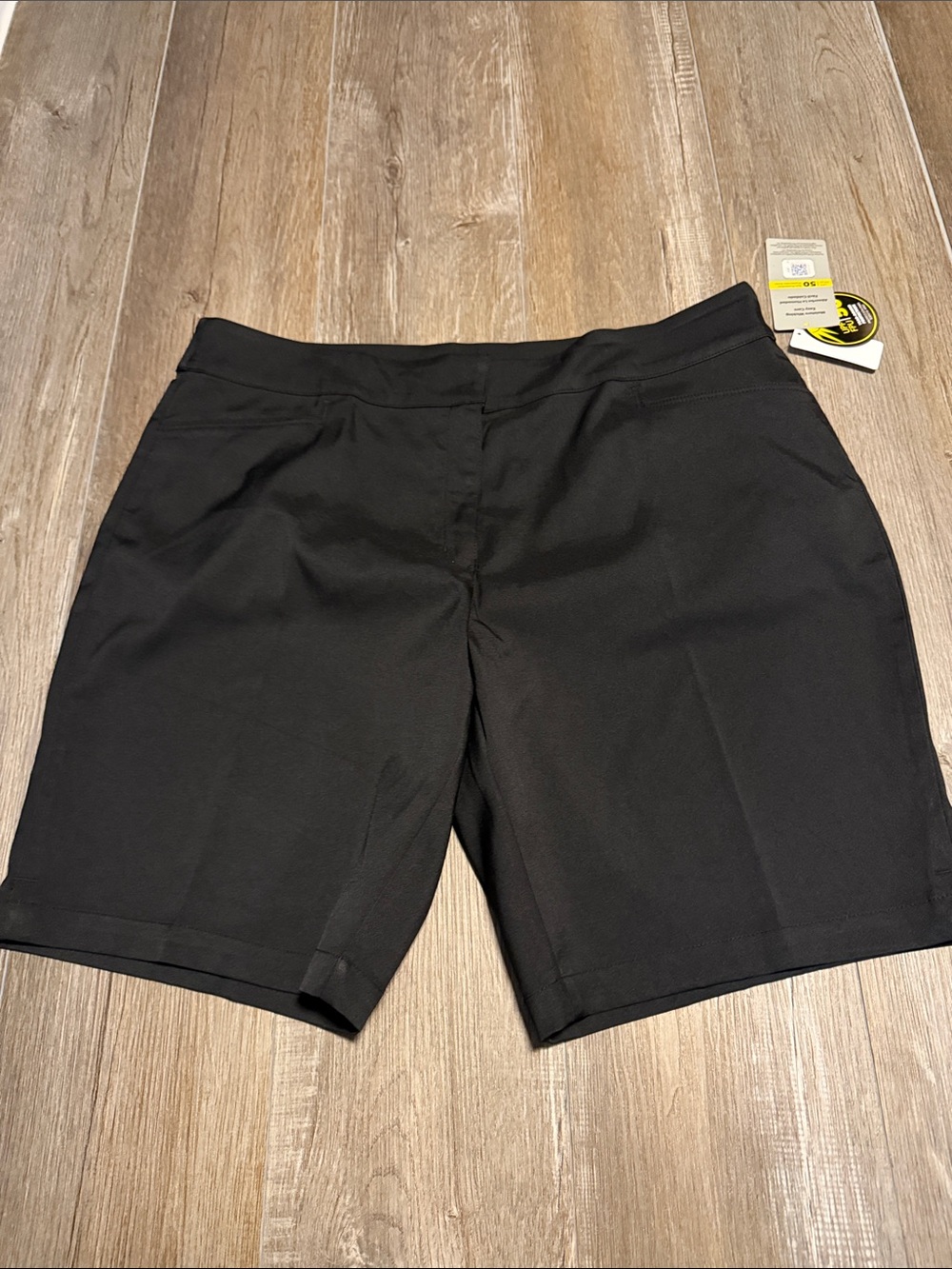 PGA Tour Women’s Black Stretch Shorts UPF 50